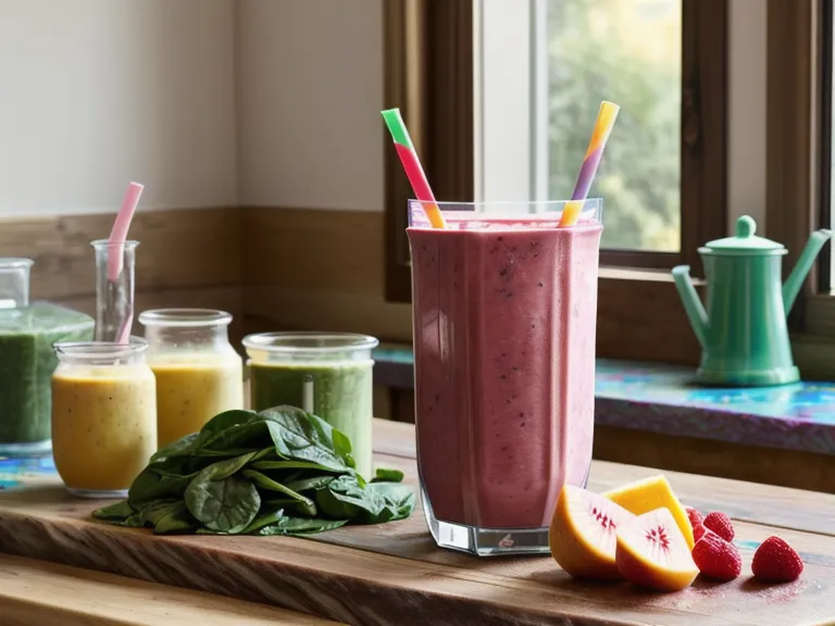 Filling quart-sized freezer bags with spinach and frozen fruit for postpartum weight-loss smoothie recipes
