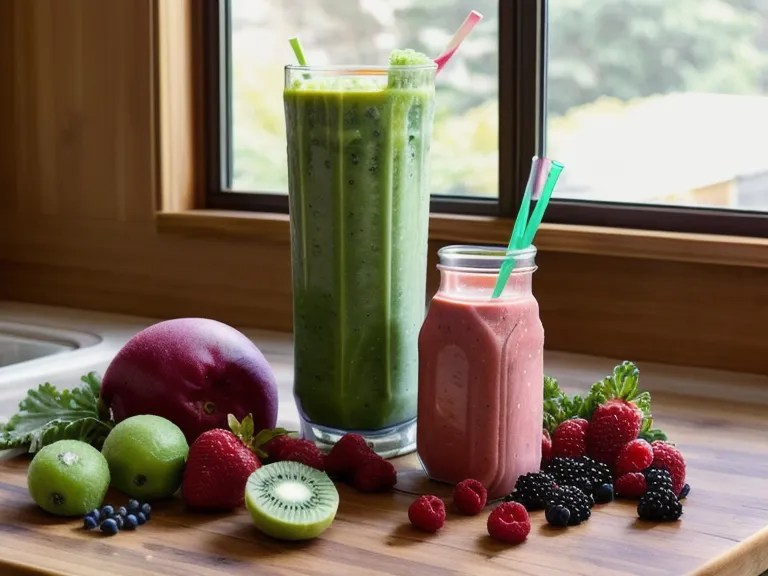 A bottle of CitrusBurn supplement beside a green smoothie during morning meal prep