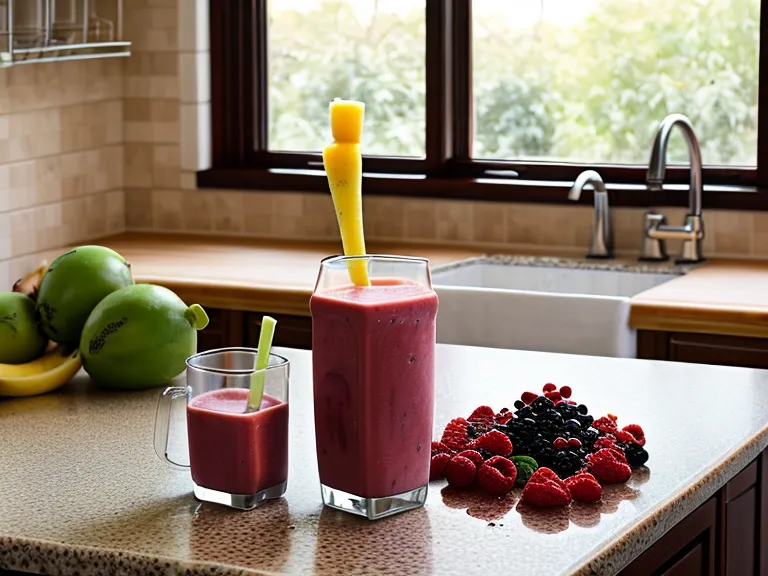 Iced dairy-free plant milk beside postpartum meal prep containers on a kitchen windowsill