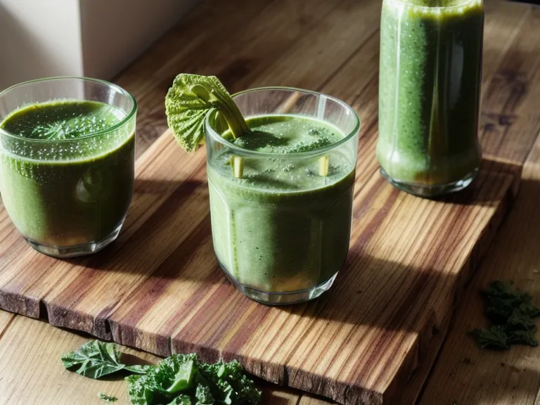 Green smoothie diet cup in a kitchen scattered with kids' toys, everyday mom life