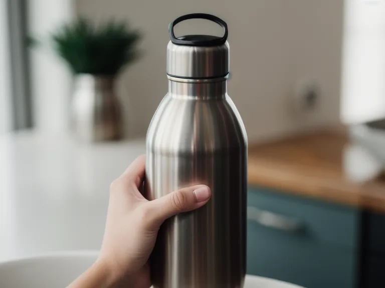 Postpartum wellness hydration hack — pre-filling water bottles the night before school drop-offs